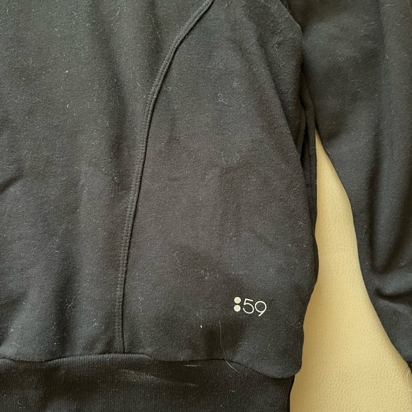 SPLITS FIFTY-NINE 59 Hoodie Hooded Sweatshirt Pullover Stretch Women's S black - Picture 3 of 8